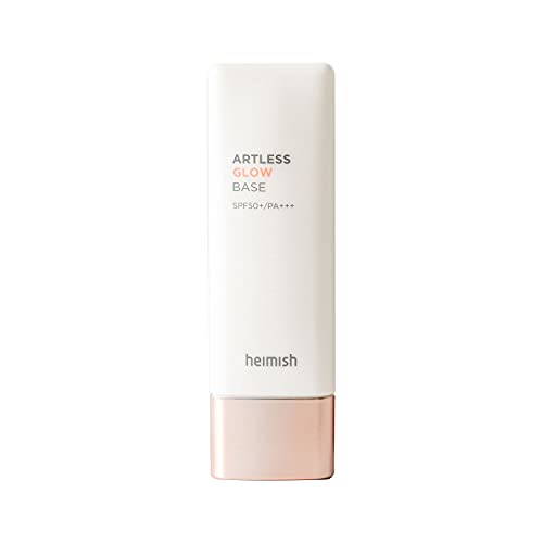 أساس Heimish Artless Glow Base ، أساس مكياج ، واقي من الشمس ، الكل في واحد SPF 50+ PA +++ ، 40 مل | خالي من القسوة ، لجميع أنواع البشرة ، خفيف الوزن أساس Heimish Artless Glow Base ، أساس مكياج ، واقي من الشمس ، الكل في واحد SPF 50+ PA +++ ، 40 مل | خالي من القسوة ، لجميع أنواع البشرة ، خفيف الوزن