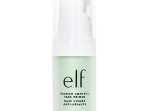برايمر Elf Blemish Control للوجه ، تركيبة مقاومة لحب الشباب ، يهيئ ويهدئ البشرة ، تغطية شفافة ولمسة نهائية غير لامعة ، نباتي وخالي من القسوة ، صغير ، 0.47 أونصة