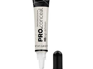 LA Girl Hd Pro Conceal ، مصحح أبيض مسطح ، 0.28 أونصة