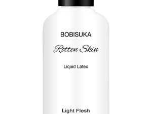 BOBISUKA Light Flesh Liquid Latex ، زي الهالوين ، مكياج الزومبي ، مكياج SFX بتأثير خاص للوجه والجسم ، 4.92 أونصة سائلة