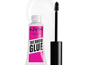 NYX PROFESSIONAL MAKEUP The Brow Glue ، جل الحواجب Extreme Hold - شفاف