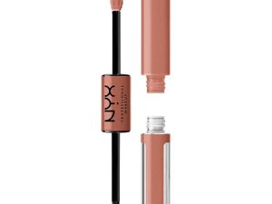 NYX PROFESSIONAL MAKEUP لمعان عالي ، أحمر شفاه سائل طويل الأمد مع ملمع شفاه شفاف - Global Citizen (متوسط محايد عاري)