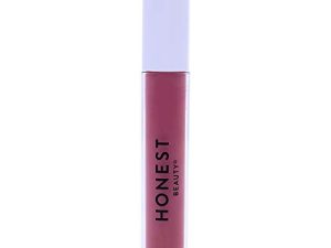 أحمر شفاه سائل من Honest Beauty ، إلى الأبد بزيت الأفوكادو + حمض الهيالورونيك | ترطيب دائم | معتمد من EWG + تم اختباره من قبل أطباء الجلدية وهو نباتي + خالي من القسوة | 0.12 أونصة سائلة أوقية.