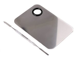 أداة ملعقة باليت مكياج من الفولاذ المقاوم للصدأ Goege Pro (L5.9 * W3.9 inch)