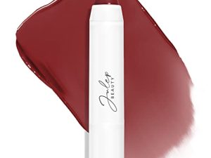 مرطب شفاه Julep It Balm 2 في 1 + أحمر شفاه قابل للبناء مع لمسة نهائية شبه لامعة للشفاه الجافة والمتشققة والمتشققة (نباتي) ، براندي واين
