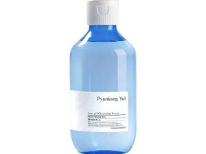 PYUNKANG YUL Low pH Cleansing Water - مزيل مكياج منظف للوجه مع Witch Hazel و AHA - Cica ، مستخلص شجرة الشاي ، منظف مهدئ طبيعي - Hyaluronic Ceramide Micellar Water 9.8 أونصة سائلة