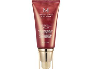 MISSHA M PERFECT COVER BB CREAM # 21 SPF 42 PA +++ ، مكياج متعدد الوظائف ، تغطية عالية للمساعدة في ترطيب البشرة للحصول على بشرة مشدودة مع تقليل ظهور الخطوط الدقيقة 50 مل - خفيف الوزن