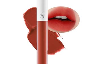 صبغة الشفاه سات إنسايت All-Time Mood Velvet Matte Highly Pigmented Highly Pigment Tint 4g (5PM) - لمكياج شفاه دائم ومقاوم للتلطخ ، ملمع شفاه مرطب للشفاه الجافة والمتقشرة
