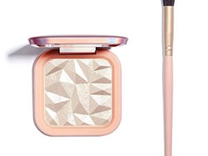لوحة مكياج CHPBOLLY Highlighter Face Highlighter Palette Shiny Contour Highlight Makeup Illuminator Highlighter Concealer with Brush Glow Illuminator لمستحضرات التجميل للوجه والجسم