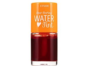 ETUDE Dear Darling Water Tint Orange Ade (21AD) | صبغة شفاه ملونة زاهية مع طلاء شفاه مرطب عديم الوزن وغير لاصق | لون الشفاه خفيف الوزن ومقاوم للتلطخ | الجمال الكوري