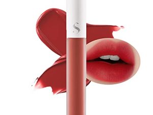 SAAT INSIGHT ALL-Time Mood Velvet Tint 4g (2PM) - صبغة شفاه مخملية غير لامعة عالية الصبغة لمكياج شفاه دائم ومقاوم للتلطخ ، ملمع شفاه مرطب للشفاه الجافة والمتقشرة
