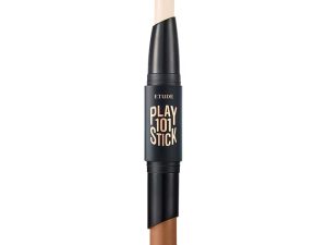 ETUDE Play 101 Stick Contour Duo # 1 (21AD) | التظليل الكريمي والهايلايتر الثنائي لمكياج سهل التحديد | كبيوتي