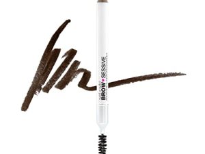 قلم تحديد الحواجب من ويت ان وايلد Brow-Sessive Brow Makeup Pencil Liner Blending Brush ، دقيق ، طرف رفيع ، أشكال ، يحدد ، يملأ ، بني داكن