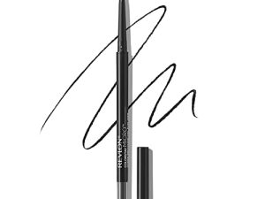 محدد عيون جل من ريفلون ، ColorStay Micro Hyper Precision Eye Makeup with Built-in Smudger ، مقاوم للماء ، يدوم طويلاً مع طرف دقيق دقيق ، 214 أسود ، 0.01 أونصة