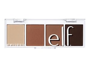 elf Bite-Size Eyeshadow، Ultra-Pigmented Eye Makeup Quad، 4 Matte & Shimmer Shadow، Creamy & Blendable Powder، I Love You A Latte، 0.12 Oz