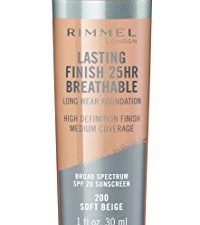 كريم أساس Lasting Finish يسمح بمرور الهواء من ريميل ، بيج ناعم ، 1 أونصة سائلة