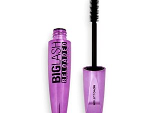 ماسكارا Makeup Revolution Big Lash Volume ، ماسكارا تضيف كثافة ، خالية من القسوة ، سوداء