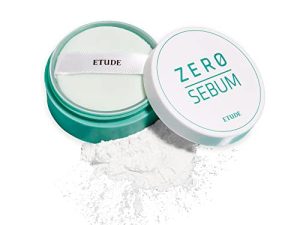 مسحوق تجفيف ETUDE Zero Sebum 4g جديد | بودرة وجه سائبة خالية من الدهون للتحكم في الزيت مع 80٪ من المعادن | يدوم طويلاً من أجل التثبيت أو الأساس يجعل البشرة ناعمة