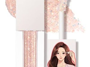 AMTS Webtoon True Beauty، Liquid Glitter Eyeshadow Highlighter Makeup، Korean Makeup، k Drama bling twinkle glow under the eye، مصطبغة للغاية ، تدوم طويلاً ، تجفيف سريع ، إصدار (Some Love)