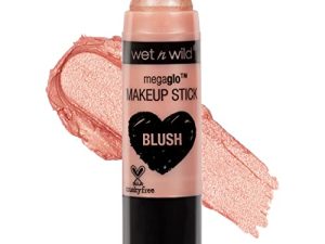 أحمر الخدود MegaGlo من Wet n Wild لإخفاء العيوب وتحديد الوجه ، Peach Bums | وميض | بلش ميك اب ملتيستيك | للخدود | كريم