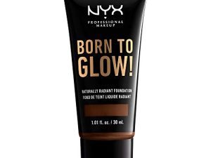 NYX PROFESSIONAL MAKEUP Born To Glow Natural Radiant Foundation، Medium Cover - Deep Walnut