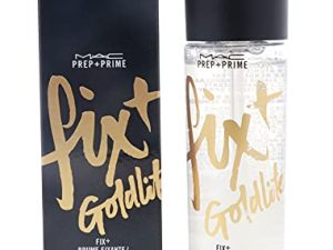 إعداد MAC + Prime Fix + Shimmer GOLDLITE