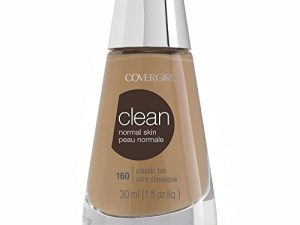 مكياج سائل نظيف من COVERGIRL ، أسمر كلاسيكي 160 ، زجاجة 1.0 أونصة (عبوة من 2)