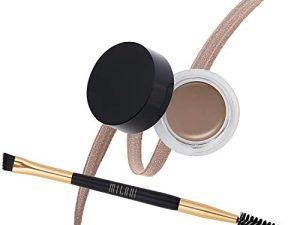 Milani Stay Put Brow Color - بني متوسط (0.09 أونصة) نباتي ، لون حواجب خالٍ من القسوة يملأ الحواجب ويشكلها ...