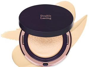 ETUDE Double Lasting Cushion Matte # 17N1 محايد الفانيليا SPF 50 / PA ++ | يدوم لمدة 24 ساعة ، يغطي وجهك برفق ويمنحك بشرة نظيفة وناعمة | مكياج كوري