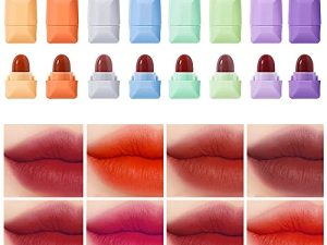 مجموعة أحمر الشفاه LESITI Mini Candy Matte ، أحمر شفاه غير لامع من 8 ألوان ، مقاوم للماء يدوم طويلاً ، كوب غير أحمر ، أحمر شفاه مخملي ، مجموعة هدايا مكياج أحمر الشفاه