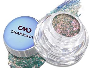 CHARMACY Multi Chrome Flakes Cream Chameleon Gel Eyeshadow، Highly Pigmented Long Lasting، Sparkle Metallic Eyeshadow Makeup، 2.8g (# 09)