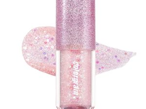 COLORGRAM Milk Bling Shadow - 02 أوبال فلاش | ظل عيون سائل لامع مصبوغ ، نوع لامع يدوم طويلاً للمكياج اليومي 0.11 أونصة سائلة ، 3.2 جم