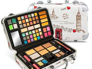 مجموعة هدايا Vokai Makeup Kit - 41 ظلال عيون ، 7 لامعة للجسم ، 1 قلم تحديد الشفاه ، 1 أحمر شفاه ، 4 أحمر خدود ، قلم تحديد العين ، 5 كونسيلر ، 2 ملمع شفاه ، 5 برونز ، مرآة