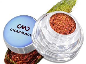 CHARMACY متعدد الكروم رقائق كريم ظلال العيون هلام الحرباء ، مصبوغة للغاية تدوم طويلاً ، مكياج ظلال العيون اللامع المعدني ، 2.8 جرام (# 02)