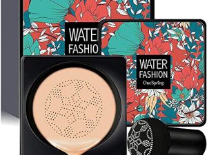 كريم أساس Air Cushion CC كريم ماشروم ، كريم BB مرطب ومرطب ومكياج طويل الأمد غير لامع (كريم CC + رأس الفطر / طبيعي)