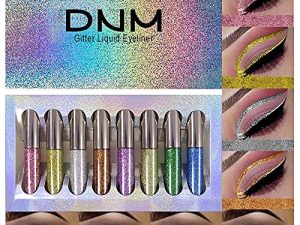 مجموعة مكياج سائل من 8 ألوان لامعة لامعة من محدد العيون السائل delineadores de colores para ojos ، DNM أحمر ذهبي أخضر فضي لامع لامعة باللون الرمادي المعدني مجموعة قلم تحديد العيون السائل غراء ماكياج العيون 1