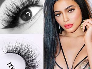 رموش Veleasha 100٪ Real Mink ثلاثية الأبعاد فاخرة مصنوعة يدويًا من رموش صناعية طويلة وطويلة للماكياج حزمة زوج واحد (رقم A11)